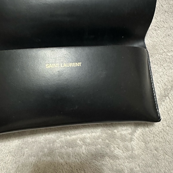 Saint Laurent Black Sunglasses with Case - Picture 14 of 15
